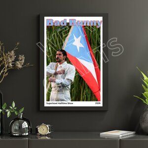 BAD BUNNY HALFTIME SHOW 11x17 ART PRINT